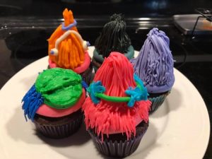 Trolls Cupcakes